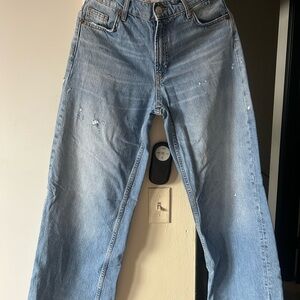 Light Blue Distressed Jeans